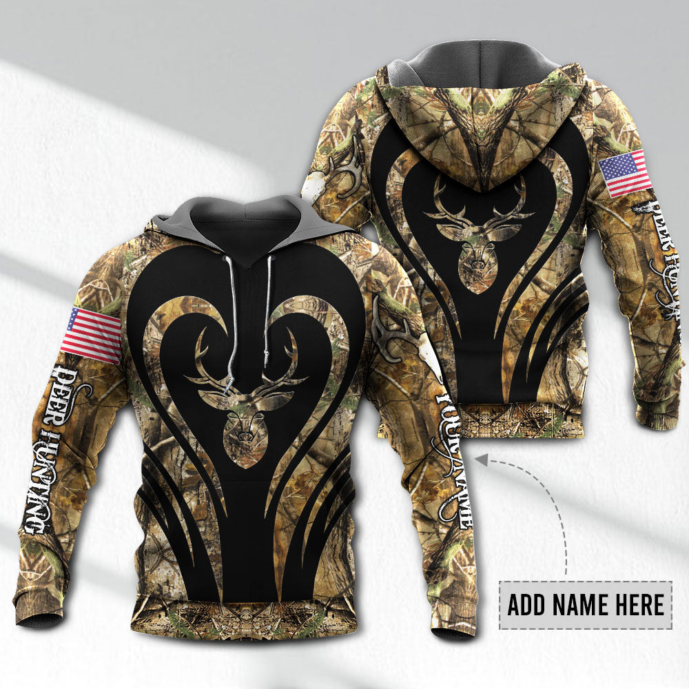 Deer Hunting Lover Personalized Hoodie For Outdoor Hunting Trips Travel And Comfortable Everyday Wear