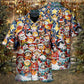 Funny Cat Christmas Happiness Hawaiian Shirt For Summer Vacation And Beach Travel