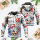 Classic Snowman Christmas Hoodie For Festive Family Moments Winter Wear And Holiday Gift Ideas