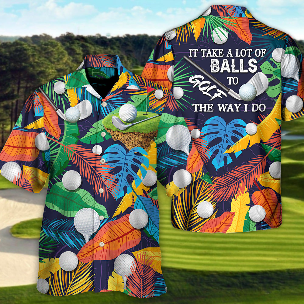 Tropical Funny Golf Weekend Humor Hawaiian Shirt For Beach Days, Weekend Events, And Thoughtful Gift Giving