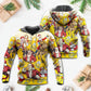 Funny Beer Santa Holiday Hoodie For Christmas Events Holiday Travel And Comfortable Casual Outfits