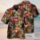 Vintage Retro Film Camera Photography Hawaiian Shirt Graphic Artwork Detail For Tropical Vacations
