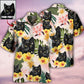 Tropical Cat Various Custom Photo Hawaiian Shirt Design Detail For Beach Days And Holiday Travel