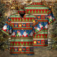 Festive Happy Christmas Hawaiian Shirt Design View For Resort Travel And Thoughtful Gifting