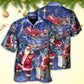 Christmas Santa Relaxing Light Hawaiian Shirt For Warm Weather Adventures And Everyday Comfort