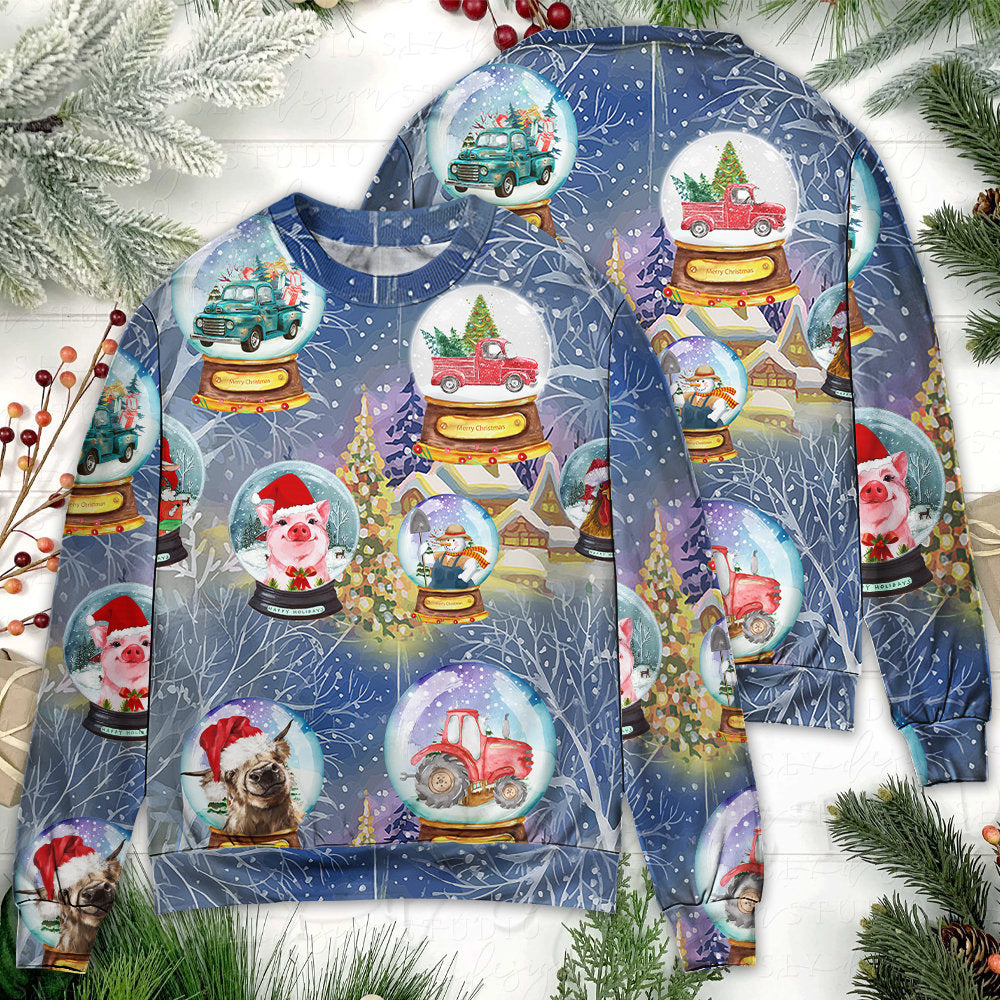 Christmas Farmer Funny Holiday Sweater For Seasonal Parties Cozy Gatherings And Thoughtful Holiday Gifts