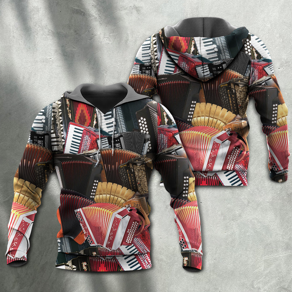 Accordion Gentleman Hoodie For Relaxed Streetwear Weekend Travel And Everyday Style