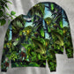 Green Dragon Skull Fantasy Sweater For Art Lovers Holidays Parties And Comfortable Wear