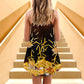 French Fries Fast Food Delight V-Neck Sleeveless Cami Dress For Festivals Travel And Relaxed Casual Summer Wear