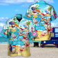 Christmas July Santa Spirit Year Hawaiian Shirt For Coastal Travel, Casual Events, And Comfortable Summer Wear