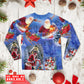 Merry Christmas Santa Holiday Arrival Long Sleeve Pajamas Set For Winter Nights And Thoughtful Gifting