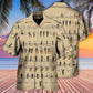 Retro Music Notes Hawaiian Shirt Artwork Detail For Tropical Trips And Casual Outings