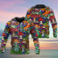 Hippie Mushroom Peace Lover Hoodie For Relaxed Streetwear Outdoor Gatherings And Travel