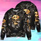 Skull Flowers Growth From Darkness Sweater For Alternative Outfits Seasonal Events And Everyday Comfort