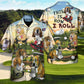 Funny Golf Dog Hawaiian Shirt For Active Holidays, Resort Trips, And Warm Weather Gatherings