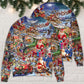 Christmas Joy Peace Family Sweater For Festive Parties Family Photos And Comfortable Seasonal Wear