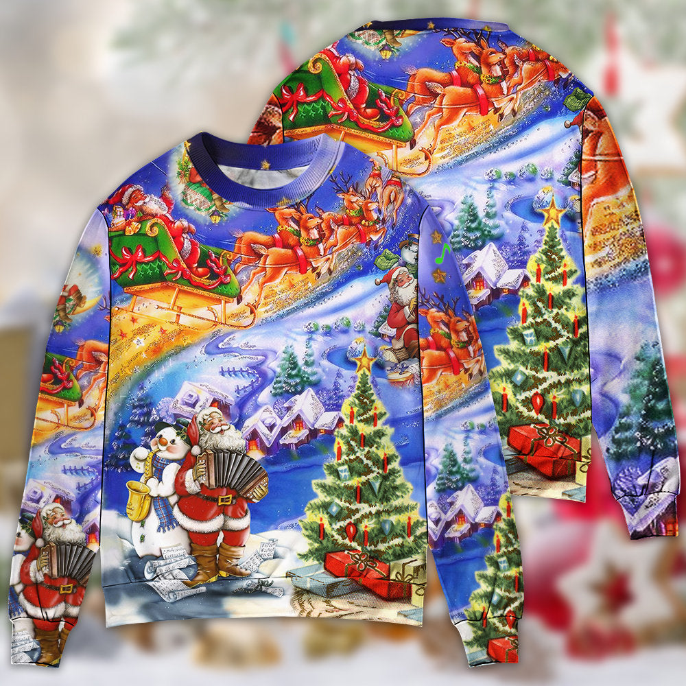 Christmas Santa Holiday Sweater For Festive Events Weekend Outings And Comfortable Winter Style