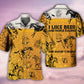 Horse Racing Beer Lifestyle Theme Hawaiian Shirt Artwork View For Weekend Travel And Beach Style
