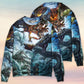 Epic Dragon Battle Fantasy Sweater For Animal Inspired Style Events And Comfortable Daily Wear