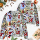 Christmas Snowman Merry Xmas Sweater For Family Gatherings Winter Travel And Everyday Seasonal Comfort