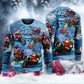 Christmas Driving With Santa Claus Sweater For Holiday Parties Family Gatherings And Seasonal Gift Giving