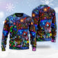 Christmas Dragon Light Fantasy Sweater For Festive Parties Family Photos And Comfortable Seasonal Wear