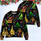 Christmas Rum Neon Sweater For Family Gatherings Winter Travel And Everyday Seasonal Comfort