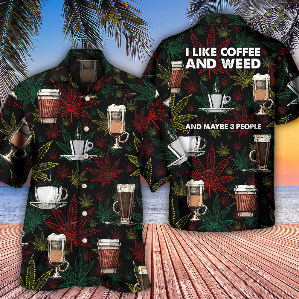 Coffee Botanical Hawaiian Shirt For Coastal Adventures And Warm Weather Wear