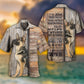 Creative German Shepherd Dog Hawaiian Shirt Print Closeup For Warm Weather Events