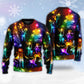Christmas Family Tree Neon Light Sweater For Seasonal Parties Cozy Gatherings And Thoughtful Holiday Gifts