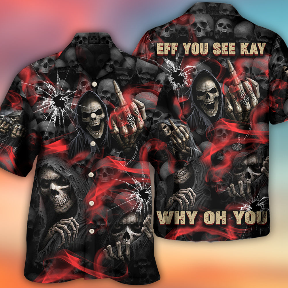 Dark Red Skull Smoke Hawaiian Shirt For Warm Weather Adventures And Everyday Comfort