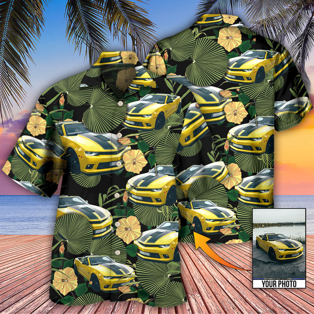Car Various Custom Photo Hawaiian Shirt Pattern Detail For Vacation Travel And Daily Wear