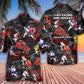 Hockey Racing Hawaiian Shirt Pattern Detail For Vacation Travel And Daily Wear
