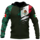 Mexican Coat Arms Hoodie For Traditional Themes Outdoor Events And Casual Travel