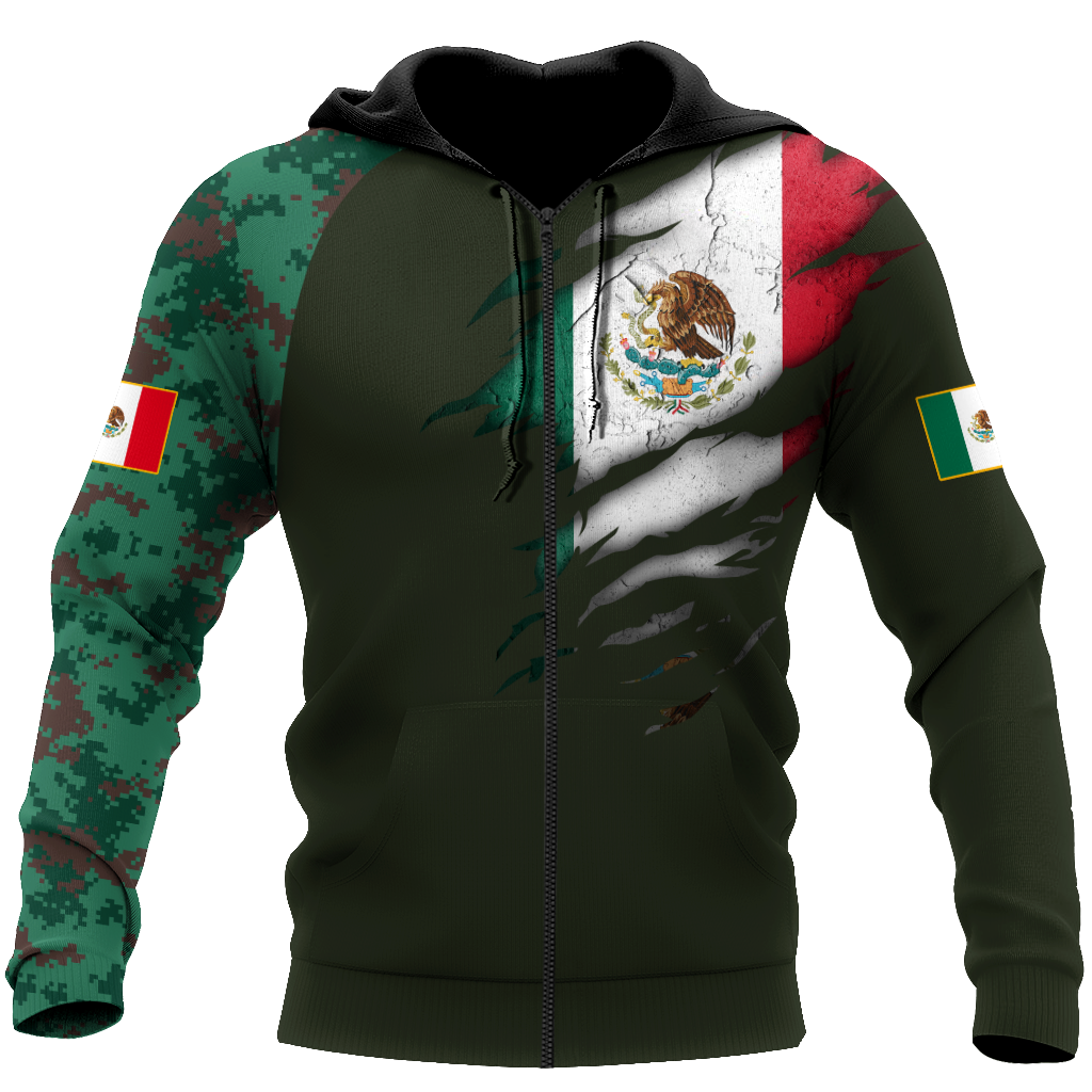 Mexican Coat Arms Hoodie For Traditional Themes Outdoor Events And Casual Travel