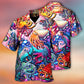 Colorful Octopus Hawaiian Shirt For Resort Getaways And Comfortable Summer Activities