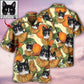 Tropical Cat Various Custom Photo Hawaiian Shirt Pattern View For Lightweight Everyday Style