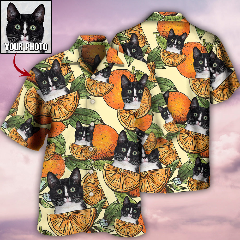 Tropical Cat Various Custom Photo Hawaiian Shirt Pattern View For Lightweight Everyday Style