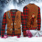 Santa Cowboy Christmas Vintage Sweater For Holiday Parties Family Gatherings And Seasonal Gift Giving