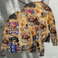 Skull Pirate Treasure Map Adventure Sweater For Casual Wear Parties And Thoughtful Gifting