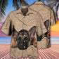 German Shepherd Ground Hawaiian Shirt For Vacation Days And Relaxed Coastal Outings