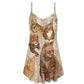 If You Don't Like Cats Quote V-Neck Sleeveless Cami Dress For Playful Summer Getaways And Thoughtful Gift Giving