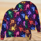Galaxy Rainbow Mushroom Colorful Sweater For Creative Spirits Travel Parties And Comfortable Casual Wear