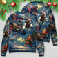 Christmas Santa Action Adventure Sweater For Winter Celebrations Family Events And Thoughtful Gifting