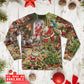 Santa Christmas Toy Workshop Long Sleeve Pajamas Set For Winter Nights And Thoughtful Gifting