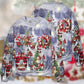 Christmas Merry Xmas Santa Is Coming Sweater For Family Gatherings Winter Travel And Everyday Seasonal Comfort