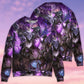 Skull Dragon Purple Sweater For Alternative Fashion Events And Thoughtful Seasonal Gifts