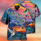 Dreamy Hummingbird Sky Hawaiian Shirt Design View For Resort Travel And Thoughtful Gifting