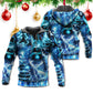 Christmas Deer Snowman Glow Hoodie For Festive Days Casual Adventures And Thoughtful Seasonal Gifting