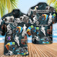 Camera Cycling Hawaiian Shirt Artwork View For Weekend Travel And Beach Style